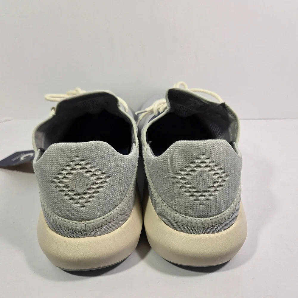 OluKai Kaholo Mens 14 Vapor Grey Active Training Sneakers 10512-VPVP